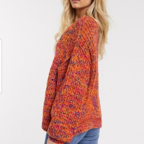 Free People Highland V-Neck Sweater - Picture 4 of 9